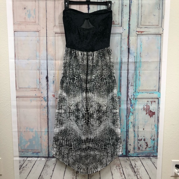 High/Low Strapless Dress - Picture 5 of 8